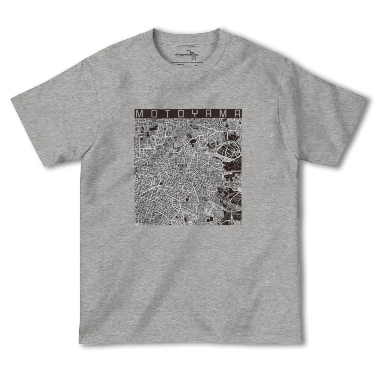 【本山（愛知県）（愛知県）】地図柄ヘビーウェイトTシャツ