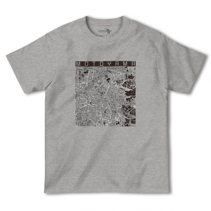 【本山（愛知県）（愛知県）】地図柄ヘビーウェイトTシャツ