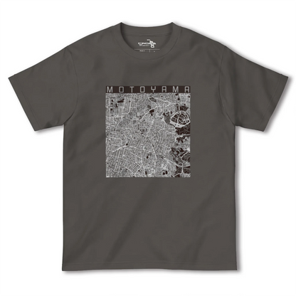 【本山（愛知県）（愛知県）】地図柄ヘビーウェイトTシャツ