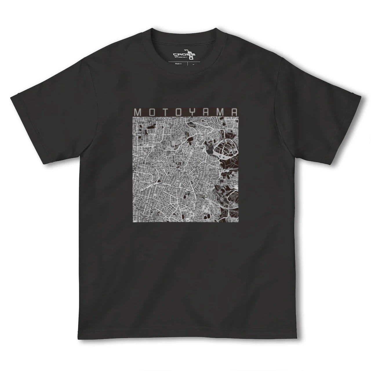 【本山（愛知県）（愛知県）】地図柄ヘビーウェイトTシャツ