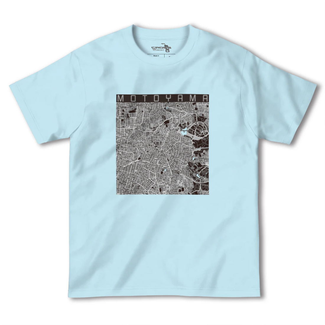 【本山（愛知県）（愛知県）】地図柄ヘビーウェイトTシャツ