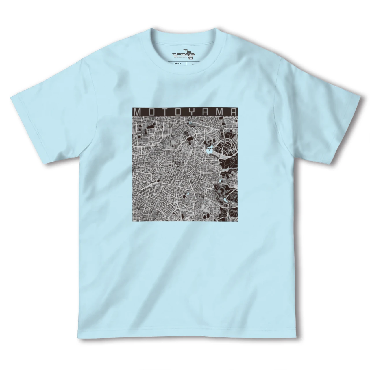 【本山（愛知県）（愛知県）】地図柄ヘビーウェイトTシャツ