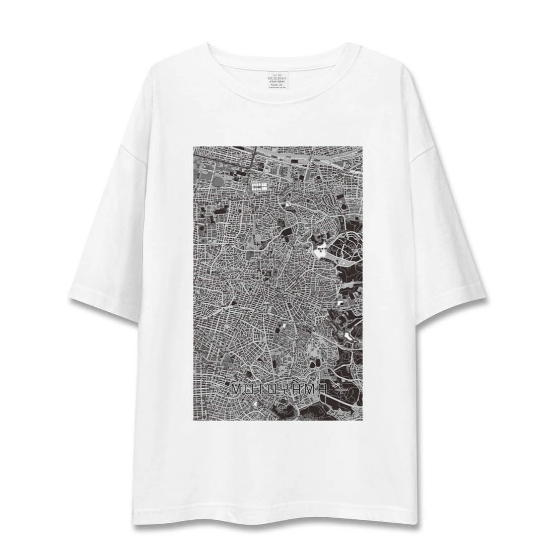 【本山(愛知県)】地図柄ビッグシルエットTシャツ