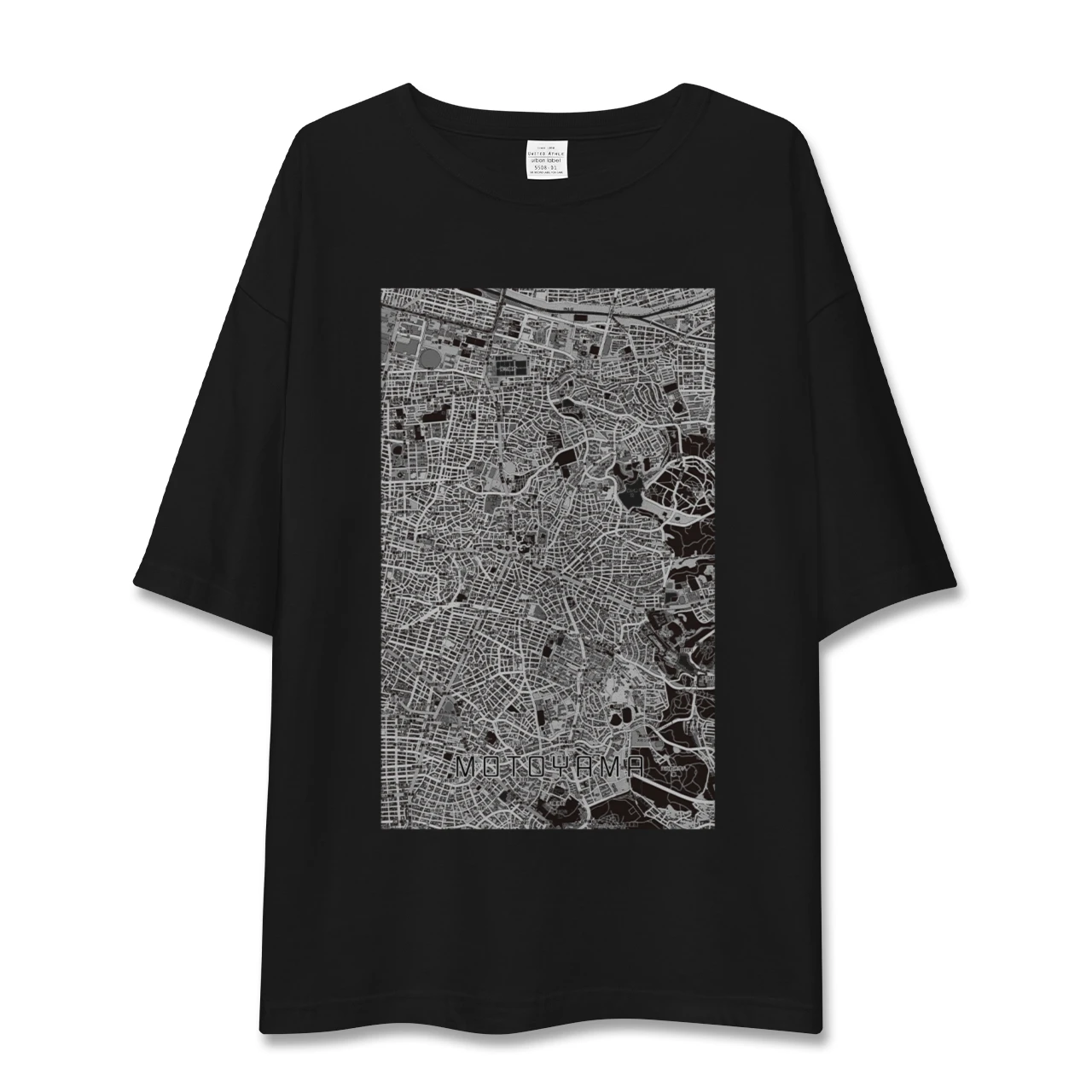 【本山（愛知県）】地図柄ビッグシルエットTシャツ
