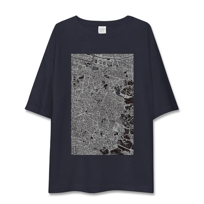 【本山（愛知県）】地図柄ビッグシルエットTシャツ