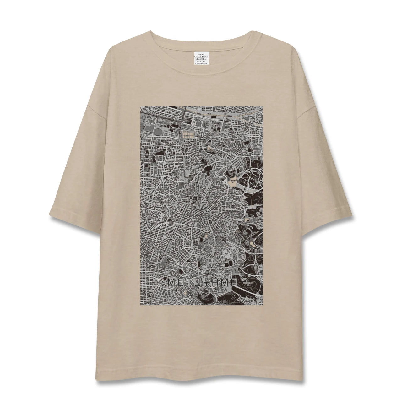 【本山（愛知県）】地図柄ビッグシルエットTシャツ
