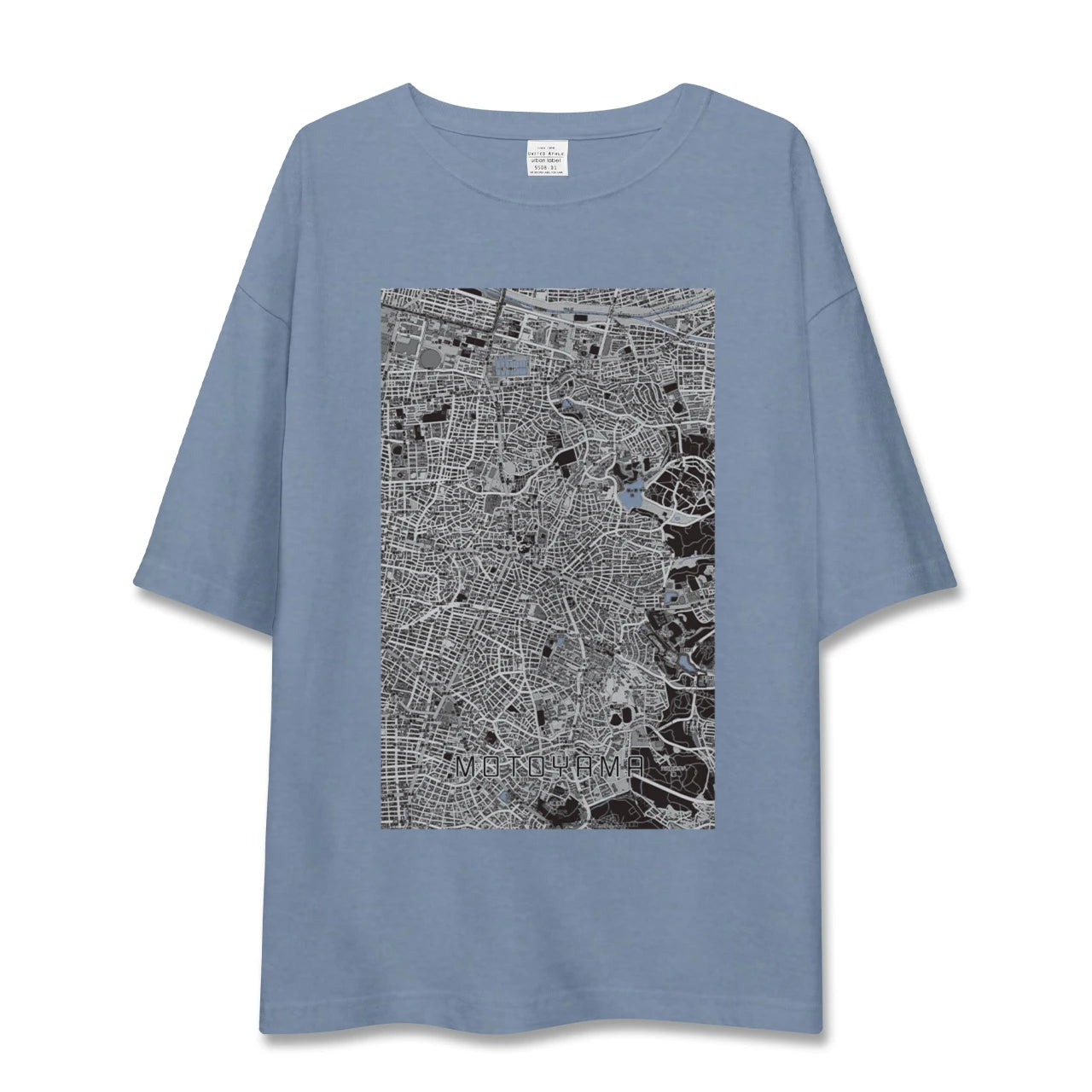 【本山（愛知県）】地図柄ビッグシルエットTシャツ