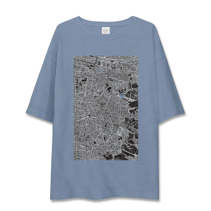 【本山（愛知県）】地図柄ビッグシルエットTシャツ