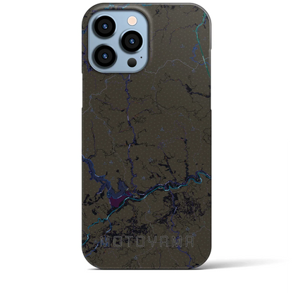 【本山（高知県）】地図柄iPhoneケース（バックカバータイプ）