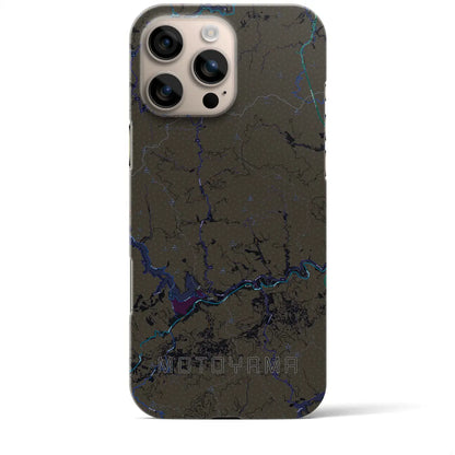 【本山（高知県）】地図柄iPhoneケース（バックカバータイプ）