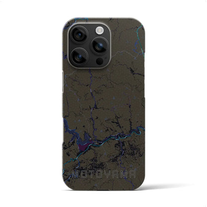 【本山（高知県）】地図柄iPhoneケース（バックカバータイプ）