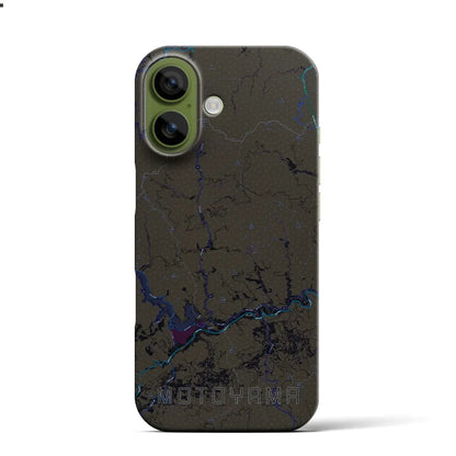 【本山（高知県）】地図柄iPhoneケース（バックカバータイプ）