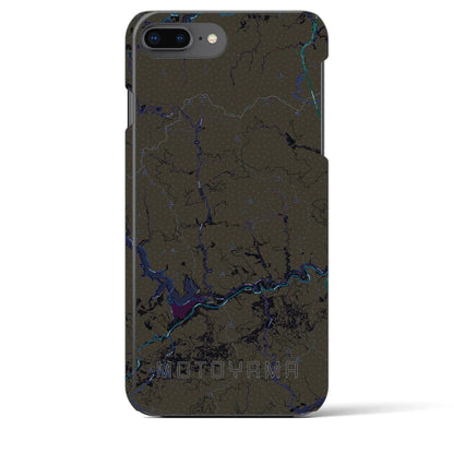 【本山（高知県）】地図柄iPhoneケース（バックカバータイプ）