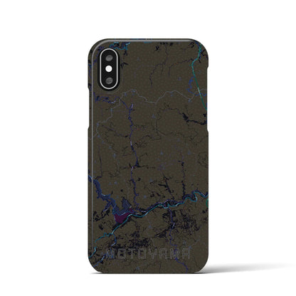 【本山（高知県）】地図柄iPhoneケース（バックカバータイプ）