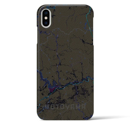 【本山（高知県）】地図柄iPhoneケース（バックカバータイプ）