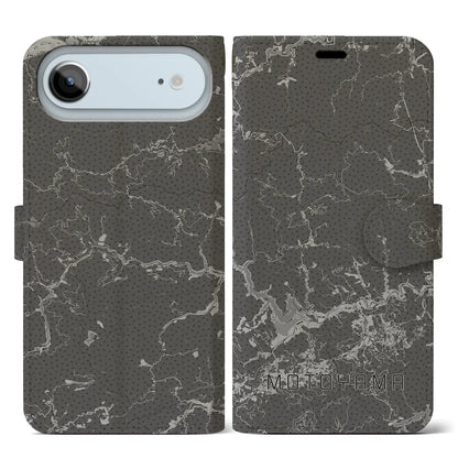 【本山（高知県）】地図柄iPhoneケース（手帳タイプ）