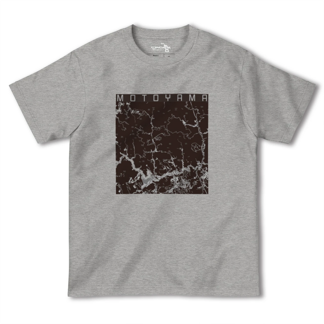 【本山(高知県)】地図柄ヘビーウェイトTシャツ