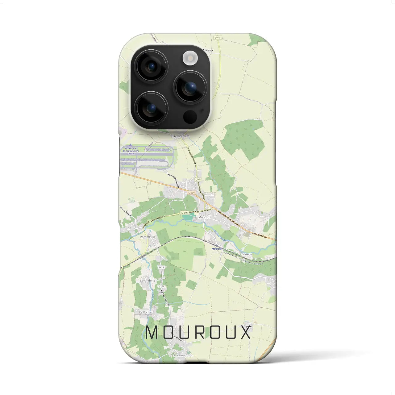 【ムルー（フランス）】地図柄iPhoneケース（バックカバータイプ）