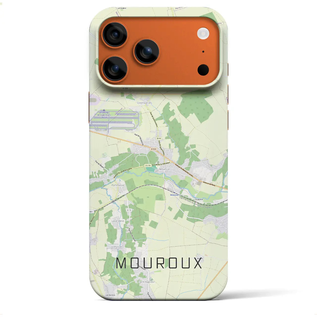 【ムルー（フランス）】地図柄iPhoneケース（バックカバータイプ）