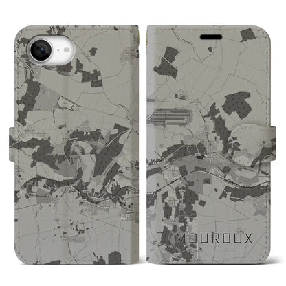 【ムルー（フランス）】地図柄iPhoneケース（手帳タイプ）