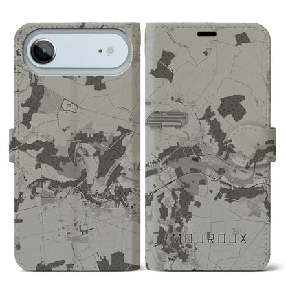 【ムルー（フランス）】地図柄iPhoneケース（手帳タイプ）