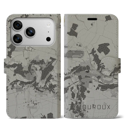 【ムルー（フランス）】地図柄iPhoneケース（手帳タイプ）