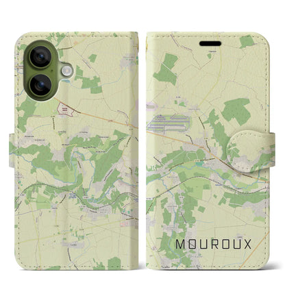 【ムルー（フランス）】地図柄iPhoneケース（手帳タイプ）