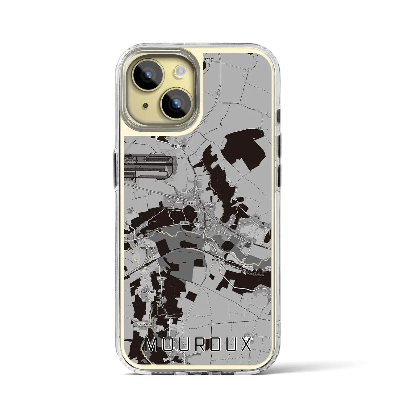 【ムルー（フランス）】地図柄iPhoneケース（MagSafeタイプ）