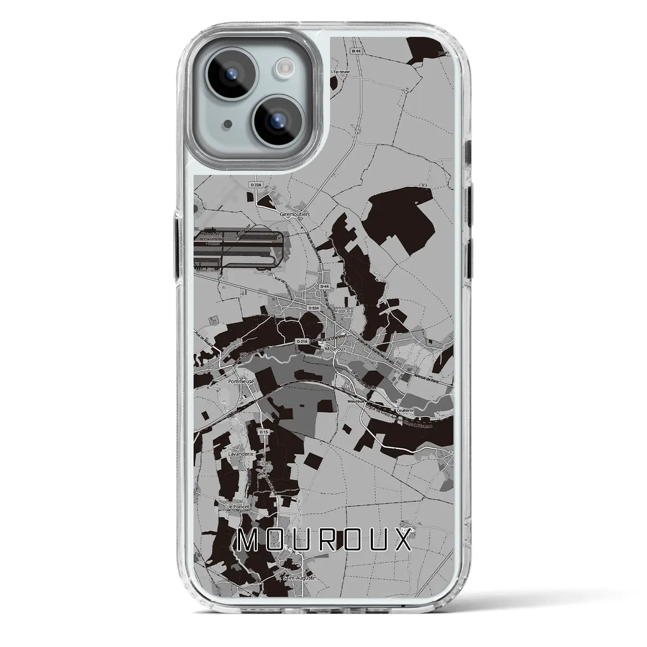 【ムルー（フランス）】地図柄iPhoneケース（MagSafeタイプ）