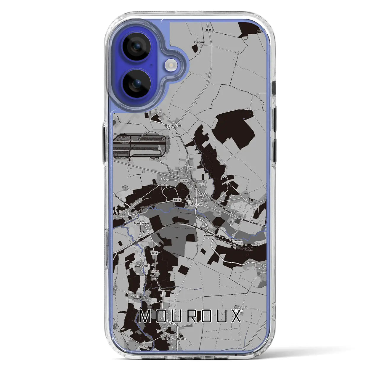 【ムルー（フランス）】地図柄iPhoneケース（MagSafeタイプ）