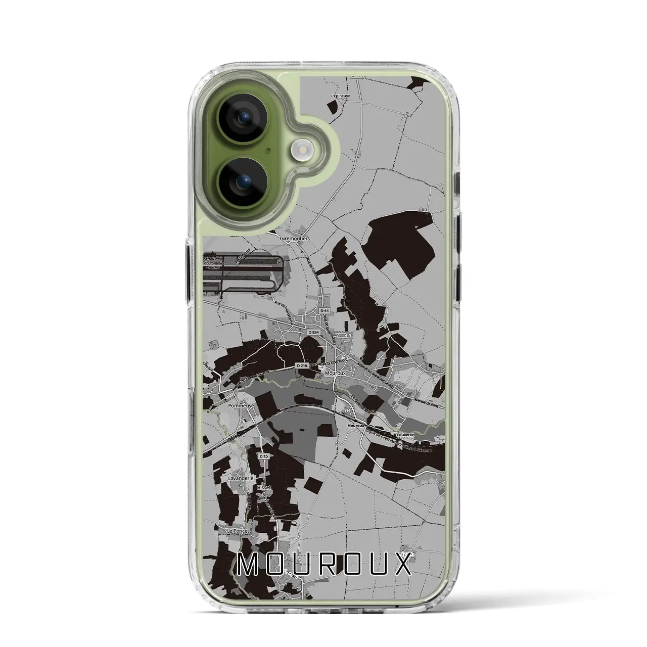 【ムルー（フランス）】地図柄iPhoneケース（MagSafeタイプ）