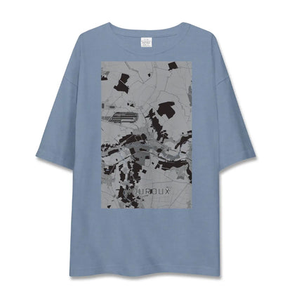 【ムルー（フランス）】地図柄ビッグシルエットTシャツ