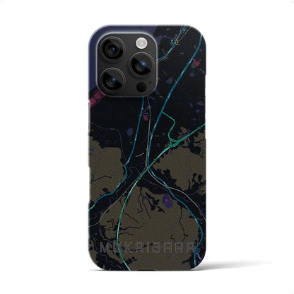 【向井原（愛媛県）】地図柄iPhoneケース（バックカバータイプ）