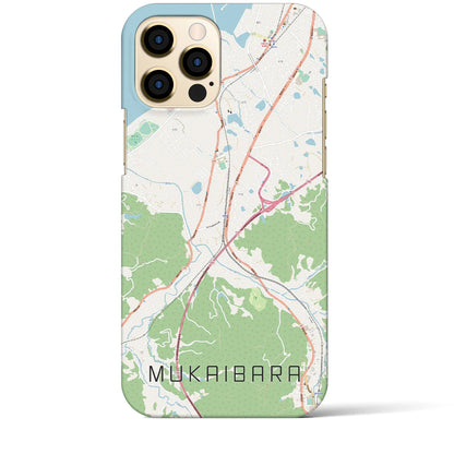 【向井原（愛媛県）】地図柄iPhoneケース（バックカバータイプ）