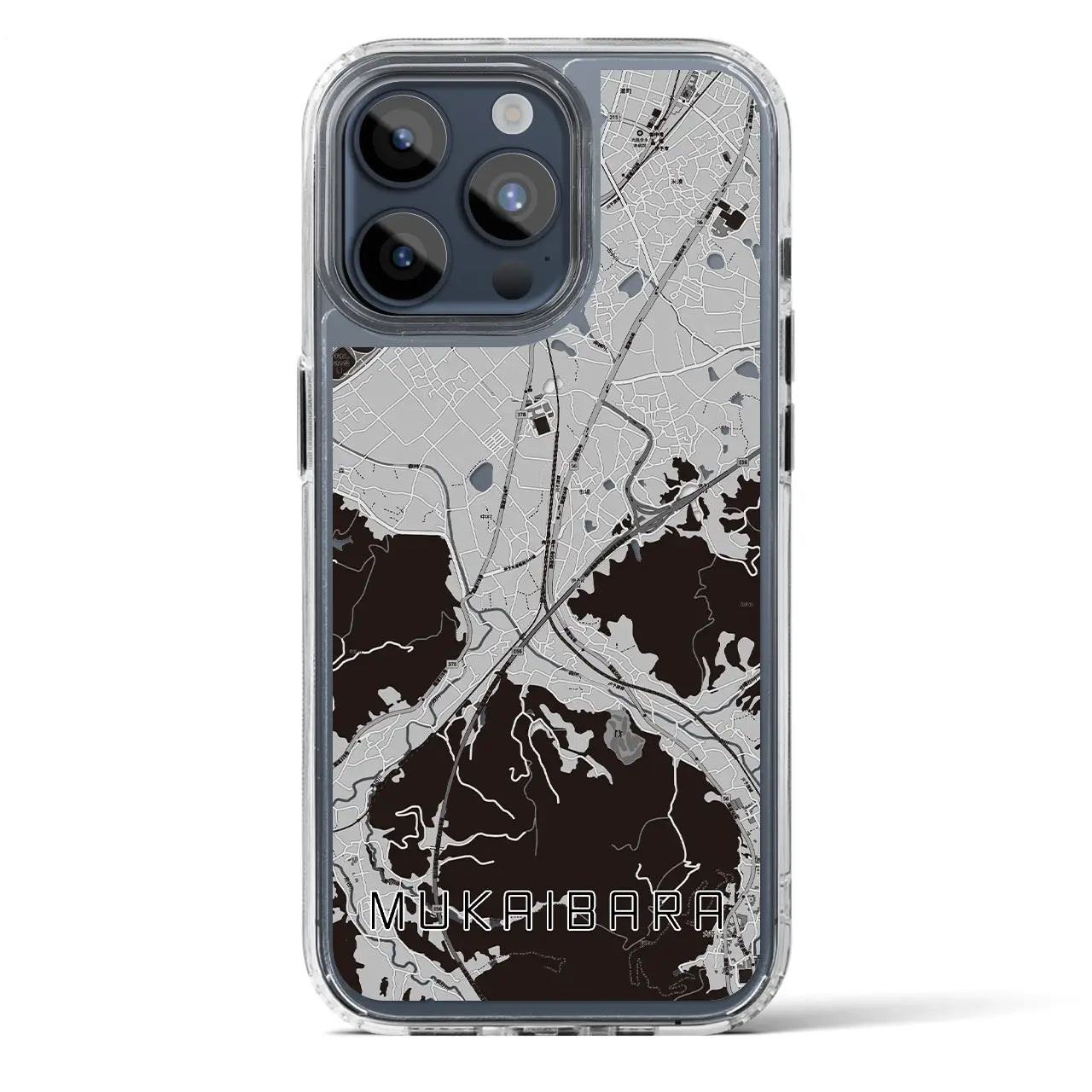 【向井原（愛媛県）】地図柄iPhoneケース（MagSafeタイプ）