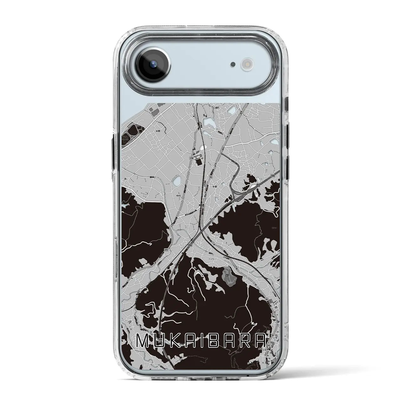 【向井原（愛媛県）】地図柄iPhoneケース（MagSafeタイプ）