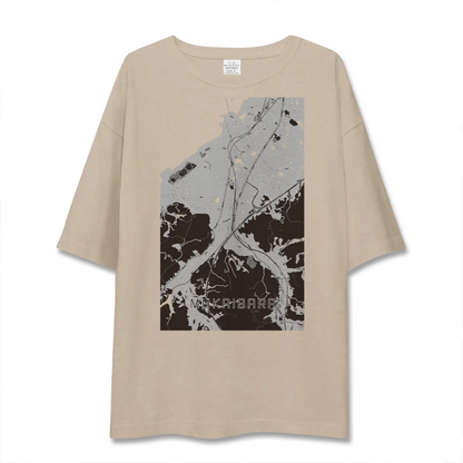 【向井原（愛媛県）】地図柄ビッグシルエットTシャツ