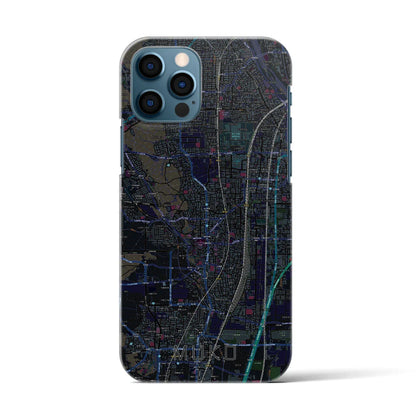 【向日（京都府）】地図柄iPhoneケース（バックカバータイプ）