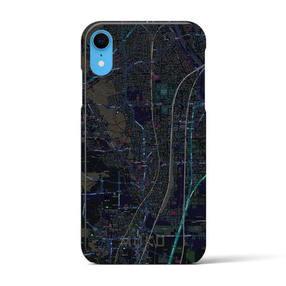 【向日（京都府）】地図柄iPhoneケース（バックカバータイプ）