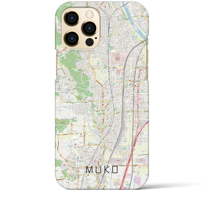 【向日（京都府）】地図柄iPhoneケース（バックカバータイプ）