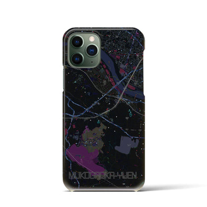 【向ヶ丘遊園（神奈川県）】地図柄iPhoneケース（バックカバータイプ）