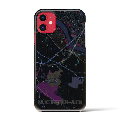 【向ヶ丘遊園（神奈川県）】地図柄iPhoneケース（バックカバータイプ）