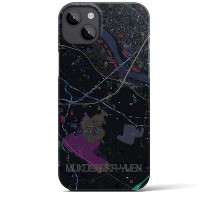 【向ヶ丘遊園（神奈川県）】地図柄iPhoneケース（バックカバータイプ）