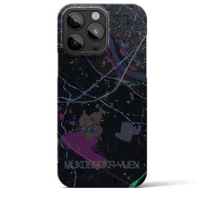 【向ヶ丘遊園（神奈川県）】地図柄iPhoneケース（バックカバータイプ）