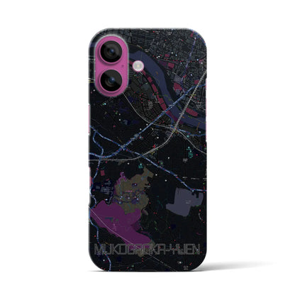 【向ヶ丘遊園（神奈川県）】地図柄iPhoneケース（バックカバータイプ）