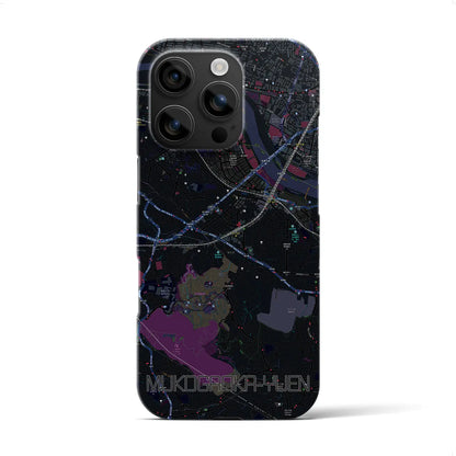 【向ヶ丘遊園（神奈川県）】地図柄iPhoneケース（バックカバータイプ）