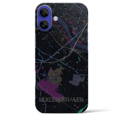 【向ヶ丘遊園（神奈川県）】地図柄iPhoneケース（バックカバータイプ）