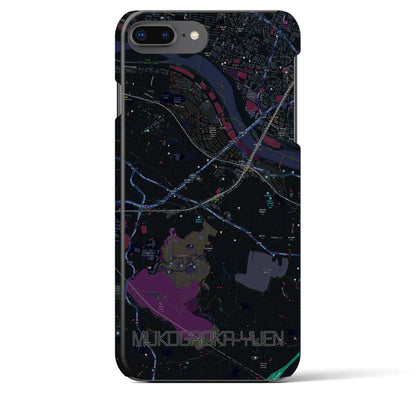 【向ヶ丘遊園（神奈川県）】地図柄iPhoneケース（バックカバータイプ）