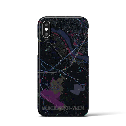 【向ヶ丘遊園（神奈川県）】地図柄iPhoneケース（バックカバータイプ）