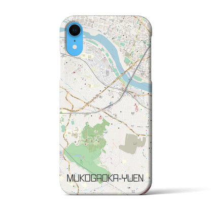 【向ヶ丘遊園（神奈川県）】地図柄iPhoneケース（バックカバータイプ）